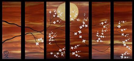 Dafen Oil Painting on canvas flowers -set127 Dafen Oil Painting on canvas flowers -set127